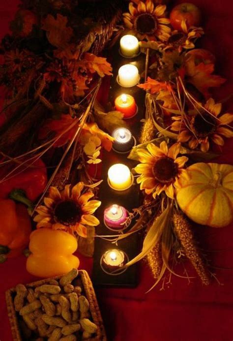 Autumn harvest pagan ritual